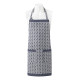 Tablier Le Jacquard Français Empreintes Coton 80x96cm - 2 coloris