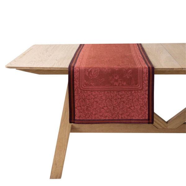 Chemin de table Le Jacquard Français Romance Lin - 3 coloris 2 tailles