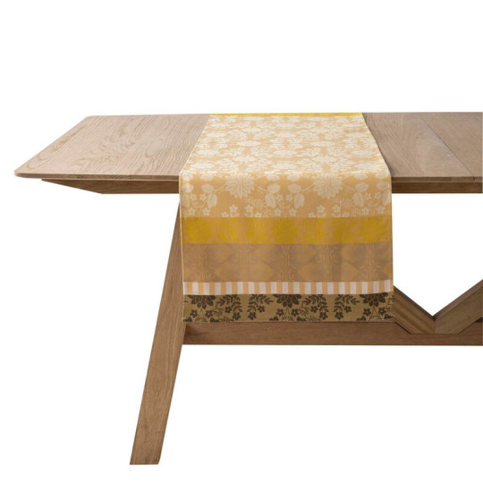 Chemin de table Le Jacquard Français Gipsy Coton 50x150cm - 3 coloris