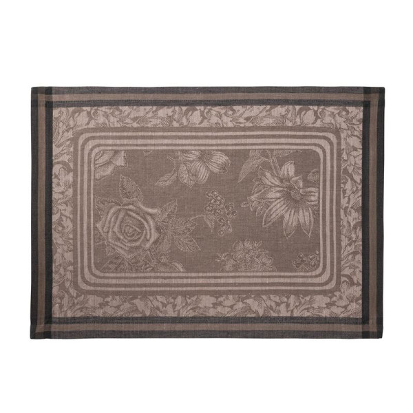 4 sets de table Le Jacquard Français Romance Lin 50x36cm - 3 coloris