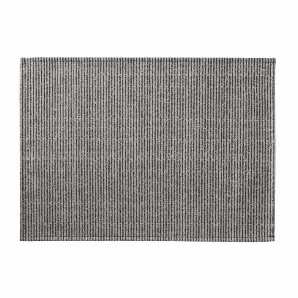 4 sets de table Le Jacquard Français Empreintes Rayures Coton enduit 50x36cm - 2 coloris