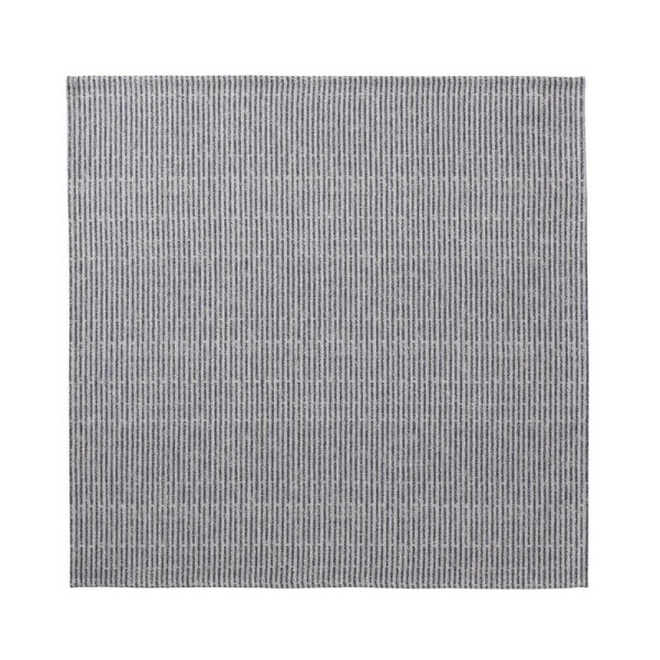 4 serviettes de table Le Jacquard Français Empreintes Rayures Coton 50x50cm - 2 coloris