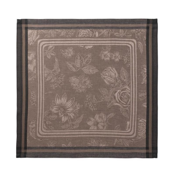 4 serviettes de table Le Jacquard Français Romance Lin 50x50cm - 3 coloris