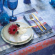 4 serviettes de table Le Jacquard Français Gipsy Coton 50x50cm - 3 coloris