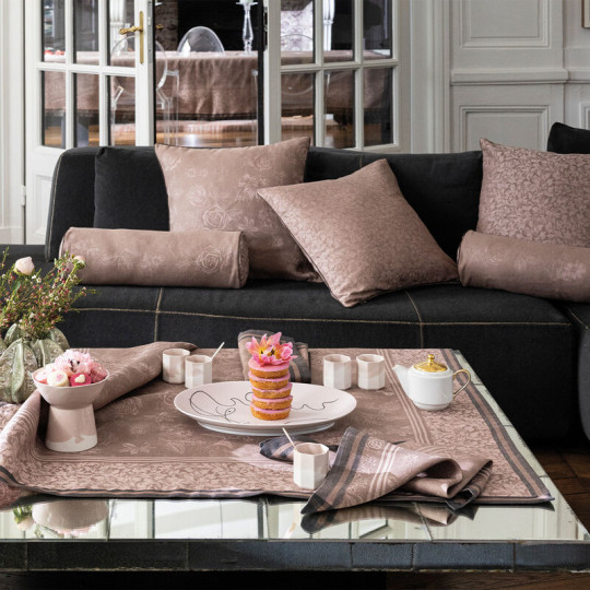 Nappe Le Jacquard Français Romance Lin - 3 coloris 4 tailles