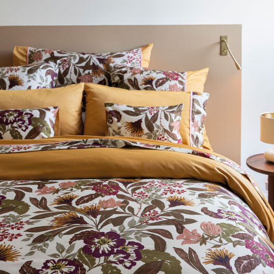 2 taies d'oreiller Le Jacquard Français Panache de Fleurs Coton - 4 dimensions
