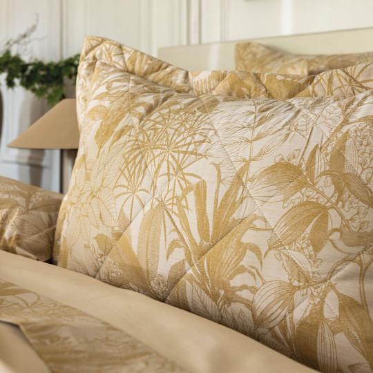 2 taies matelassées Le Jacquard Français Bois Dormant Coton - 4 dimensions