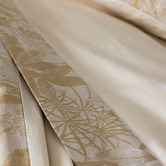 Drap plat Le Jacquard Français Bois Dormant - 2 tailles