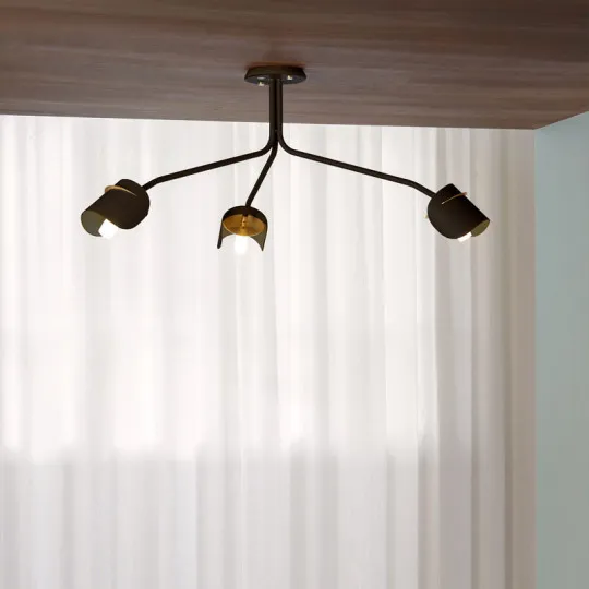 Plafonnier JURIE ET JARRE Pistil - 10 coloris 2 finitions