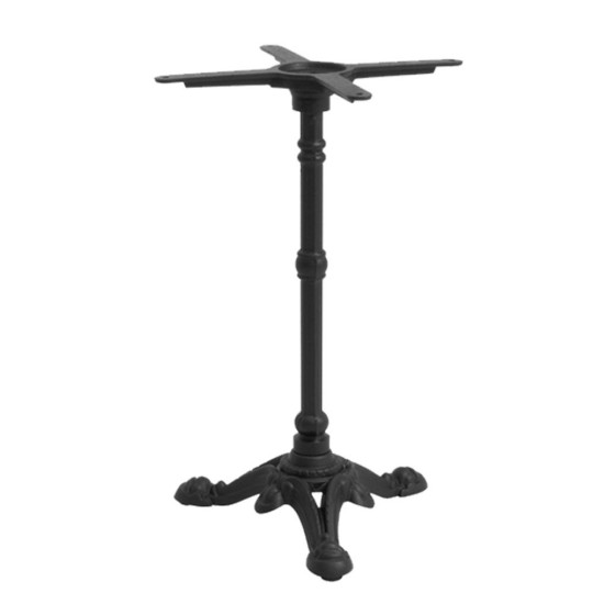 Pied pour table bistrot BISTRO fixe en fonte noir - 2 tailles