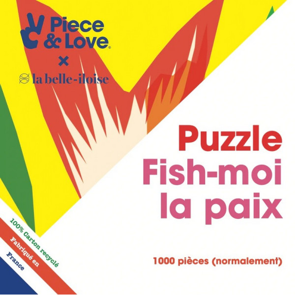 Puzzle PIECE & LOVE Fish-moi la paix 1000 pièces 68x49cm