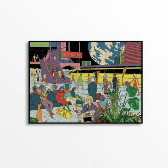 Puzzle PIECE & LOVE Station 1000 pièces 68x49cm