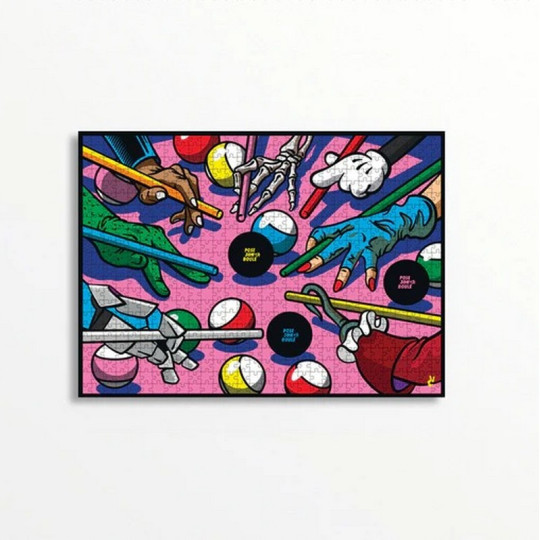 Puzzle PIECE & LOVE Trop les boules ! 1000 pièces 68x49cm