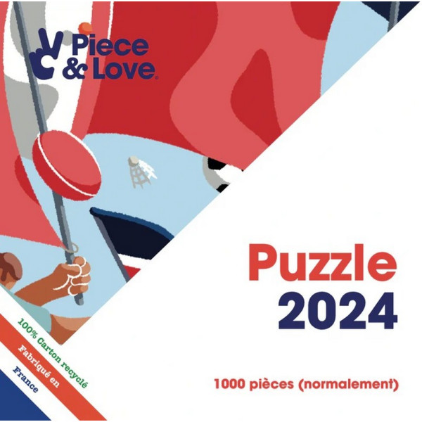 Puzzle PIECE & LOVE 2024 Jeux olympiques 1000 pièces 68x49cm