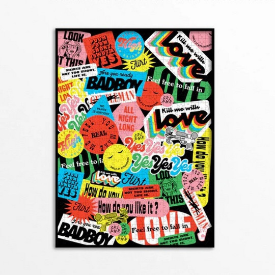Puzzle PIECE & LOVE Popup 1000 pièces 68x49cm