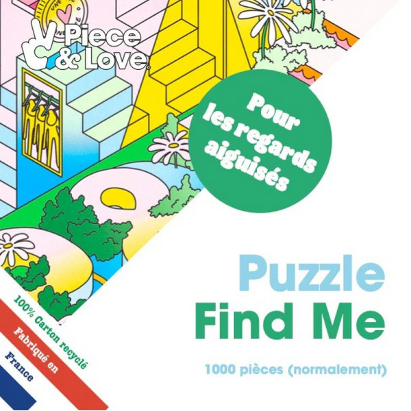 Puzzle PIECE & LOVE Find me 1000 pièces 68x49cm