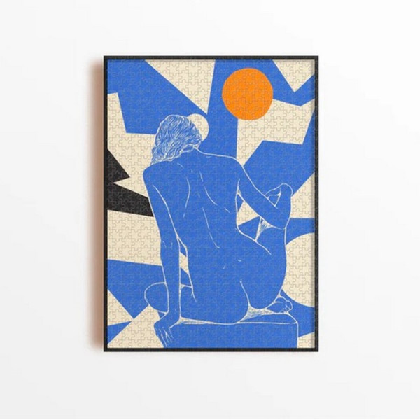 Puzzle PIECE & LOVE Peau bleue 1000 pièces 68x49cm