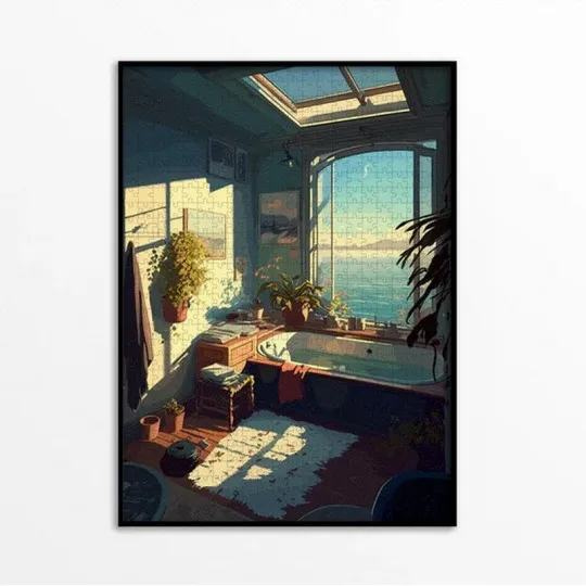 Puzzle PIECE & LOVE Bain voyons 1000 pièces 68x49cm