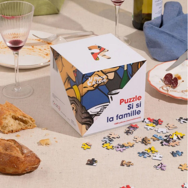 Puzzle PIECE & LOVE Si si la famille 1000 pièces 68x49cm