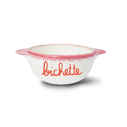 Bol breton revisité PIED DE POULE Bichette en faïence 12cm 30cl