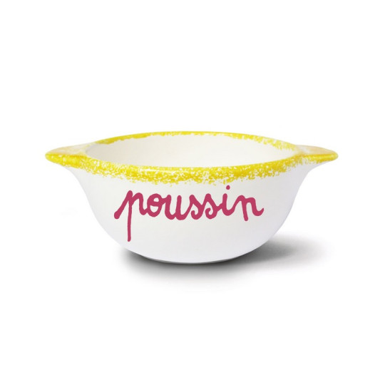 Bol breton revisité PIED DE POULE Poussin en faïence 12cm 30cl