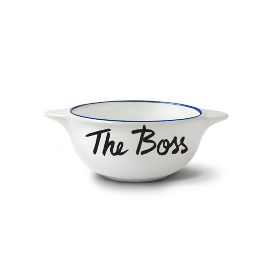 Bol breton revisité PIED DE POULE The boss en faïence 12cm 30cl