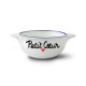 Bol breton revisité PIED DE POULE Petit coeur en faïence 12cm 30cl