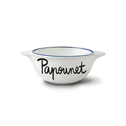 Bol breton revisité PIED DE POULE Papounet en faïence 12cm 30cl