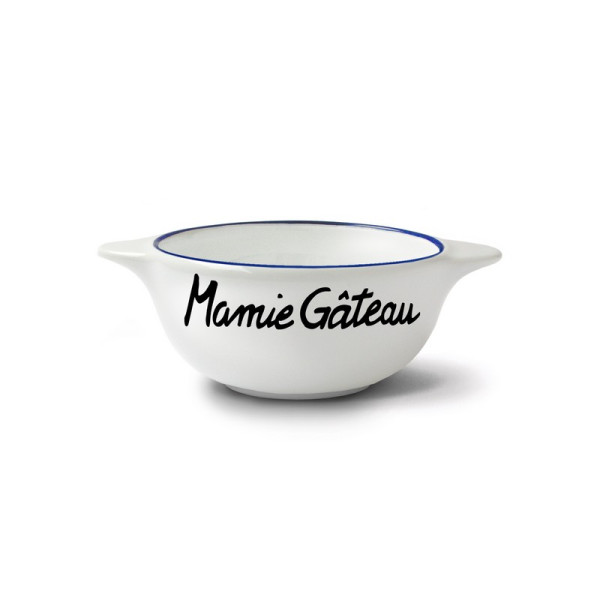 Bol breton revisité PIED DE POULE Mamie gâteau en faïence 12cm 30cl