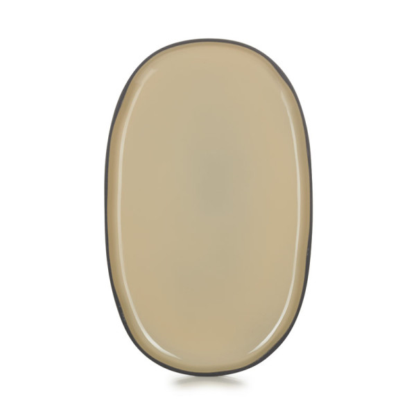 Assiette ovale 35cm Caractère REVOL PORCELAINE - 6 coloris