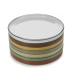 Assiette plate 26cm Caractère REVOL PORCELAINE - 6 coloris
