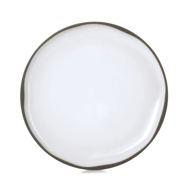 Podium plat de présentation REVOL PORCELAINE Blanc cumulus 15cm