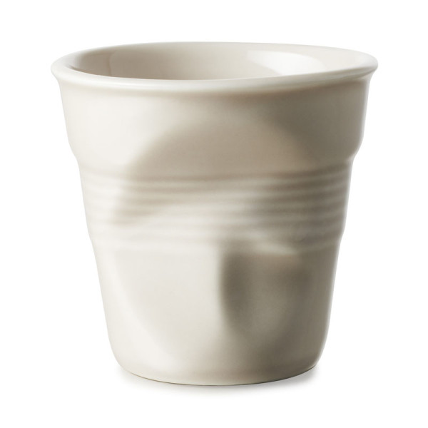 Gobelet à cappuccino 18cl Froissé REVOL PORCELAINE - 15 coloris