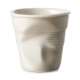 Gobelet à cappuccino 18cl Froissé REVOL PORCELAINE - 15 coloris