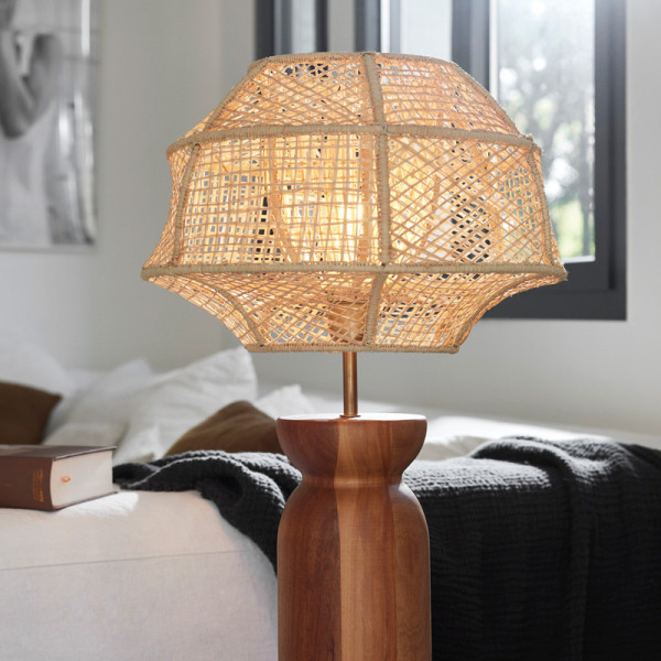 Lampe à poser Screen 70's 1L MARKET SET bouleau curry