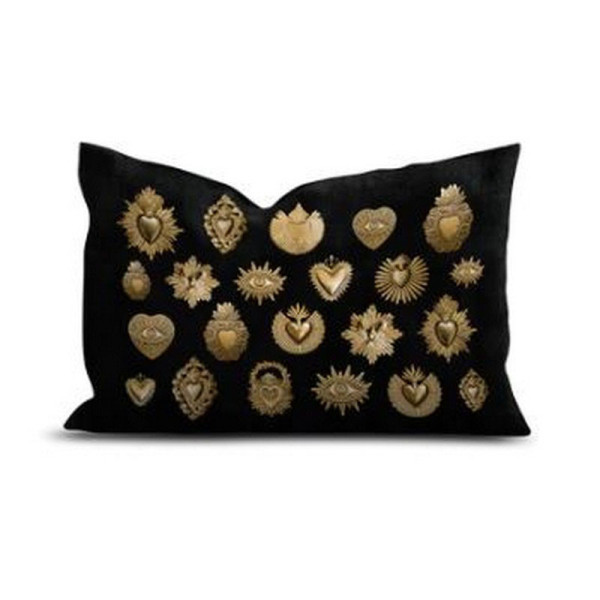 Coussin velours St Emilion PODEVACHE rectangulaire 40x60cm