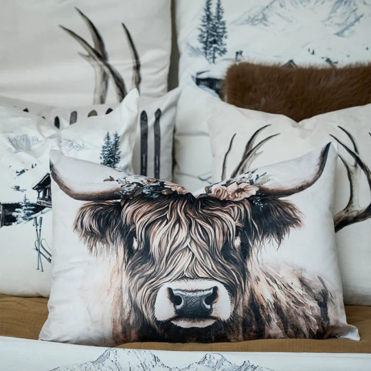 Coussin velours Kanderstag PODEVACHE rectangulaire 40x60cm