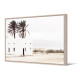 Toile encadrée Asilah PODEVACHE 65x92.5cm cadre naturel