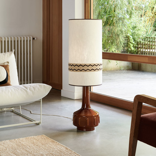 Lampe à poser Jimmy XL MARKET SET avec galon - 2 coloris