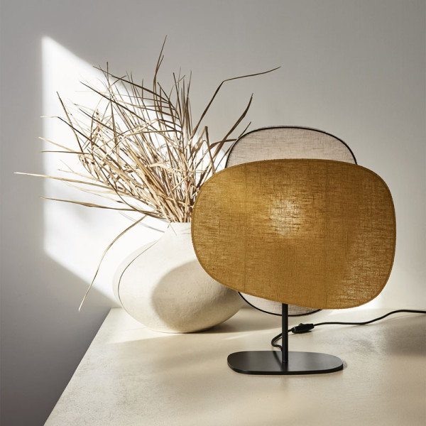 Lampe à poser Screen 70's 1L MARKET SET bouleau curry