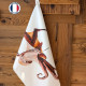 Torchon Le Poulpe VAREK 100% coton
