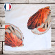 Lot de 4 serviettes de table La Marée Nacrée VAREK 100% coton