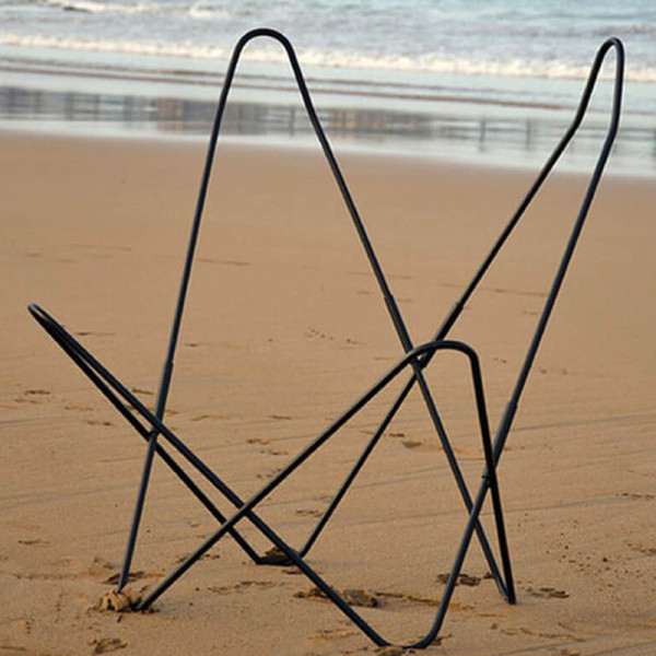 Structure noire PAPILLO en acier époxy pour fauteuil AA papillon butterfly