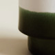 Vase Ondulation CHAROLLES 1844 Olive trempé