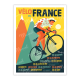 Affiche MARCEL TRAVEL POSTERS Vélo en France format 30x40cm