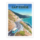 Affiche MARCEL TRAVEL POSTERS Cap Corse format 30x40cm