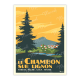 Affiche MARCEL TRAVEL POSTERS Le Chambon sur Lignon format 30x40cm