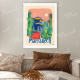 Affiche MARCEL TRAVEL POSTERS Marrakech Le Jardin Majorelle format 30x40cm