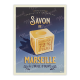 Affiche MARCEL TRAVEL POSTERS Savon de Marseille format 30x40cm