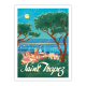 Affiche MARCEL TRAVEL POSTERS Saint-Tropez The French Riviera format 30x40cm